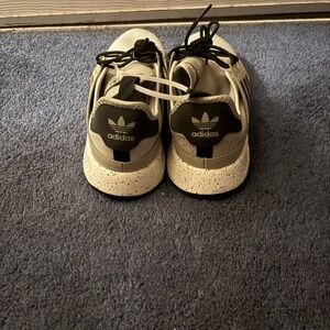Adidas Kids' Gray and Black Sneakers